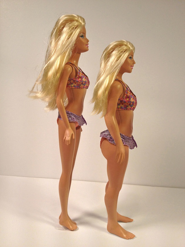 barbie frente a mujer real
